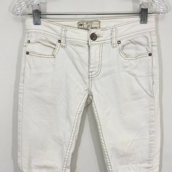 Free People Distressed Jeans - Picture 3 of 8